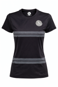 Womens Black Reflective T Shirt