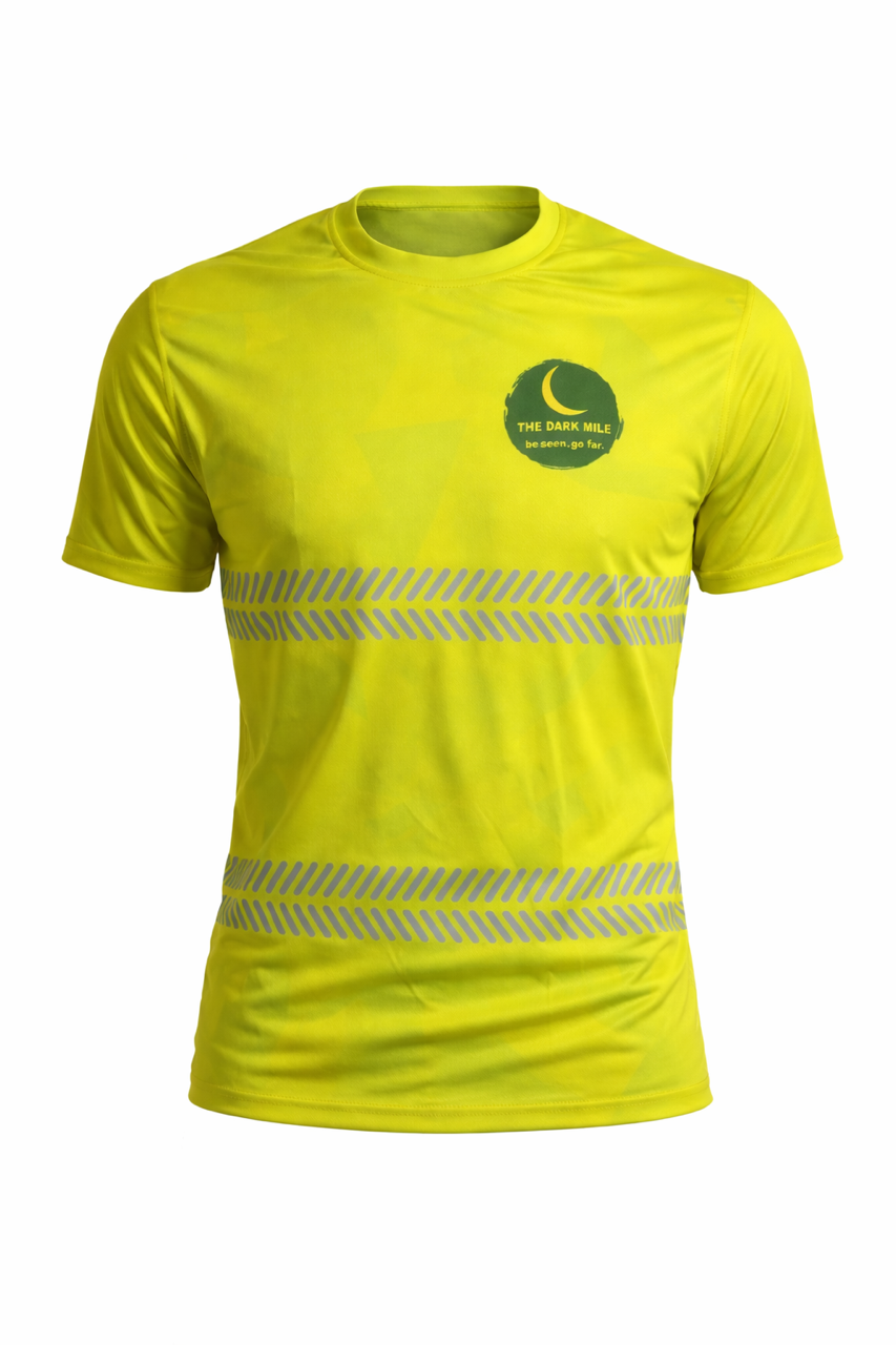 Mens Yellow Reflective T Shirt