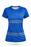 Womens Blue Reflective T Shirt