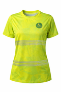 Womens Yellow Reflective T Shirt
